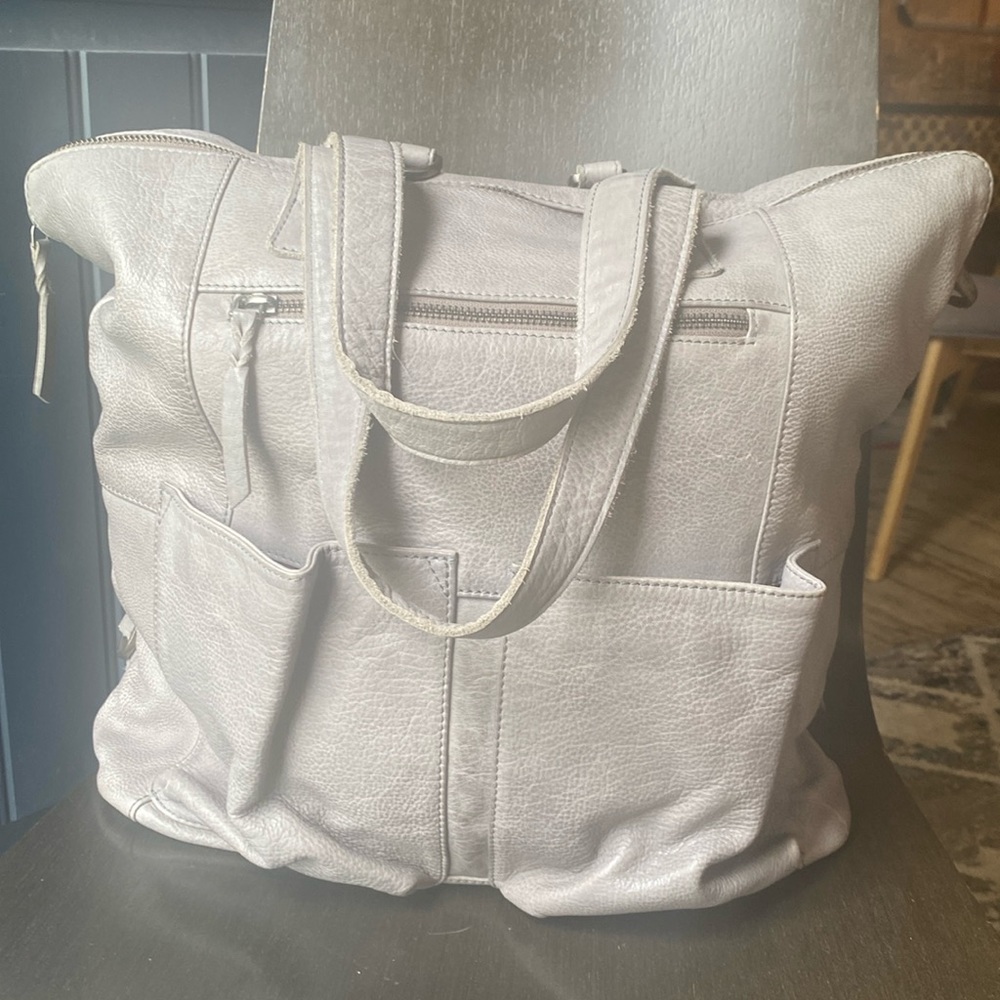 Rock Paper Scissors oversized shoulder bag. Converts to a back pack